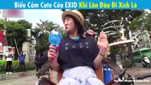 Lần đầu được đi xích lô ở Việt Nam, biểu cảm của các thành viên EXID đáng yêu thế này đây