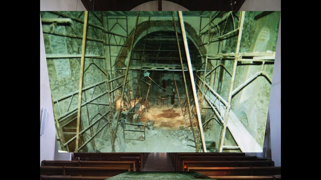 rénovation de l'église de Beaucouzé en 2007