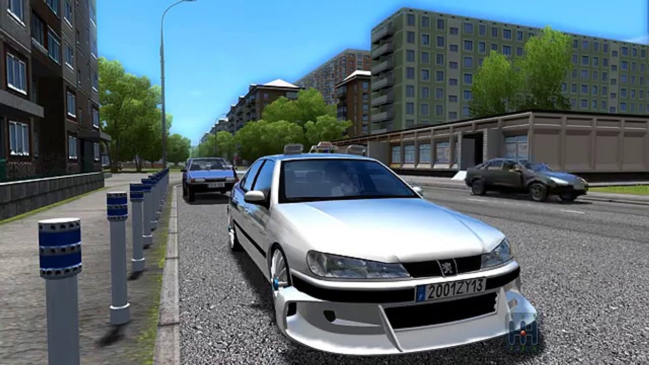 CITY CAR DRIVING PEUGEOT 406 TAXI MARSEILLE