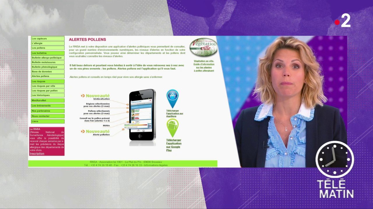 Des applications contre les allergies