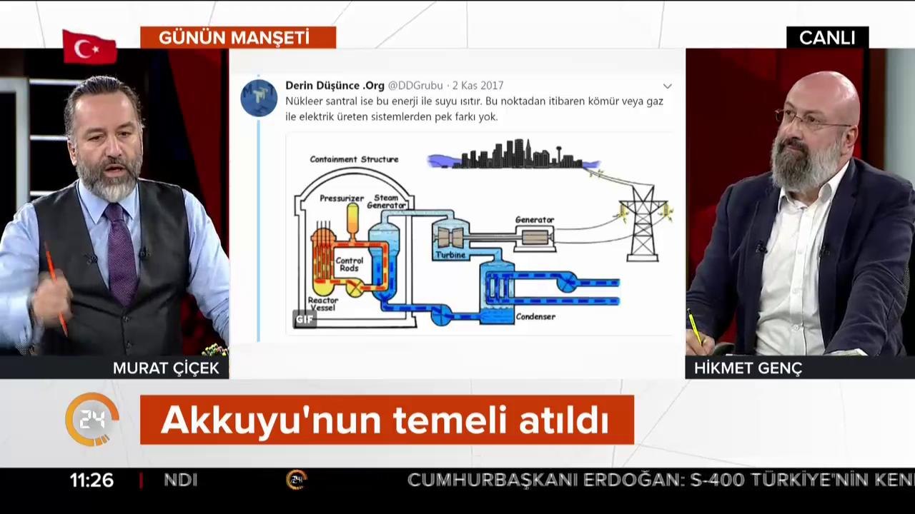Akkuyu #gazetemanşetleri'nde