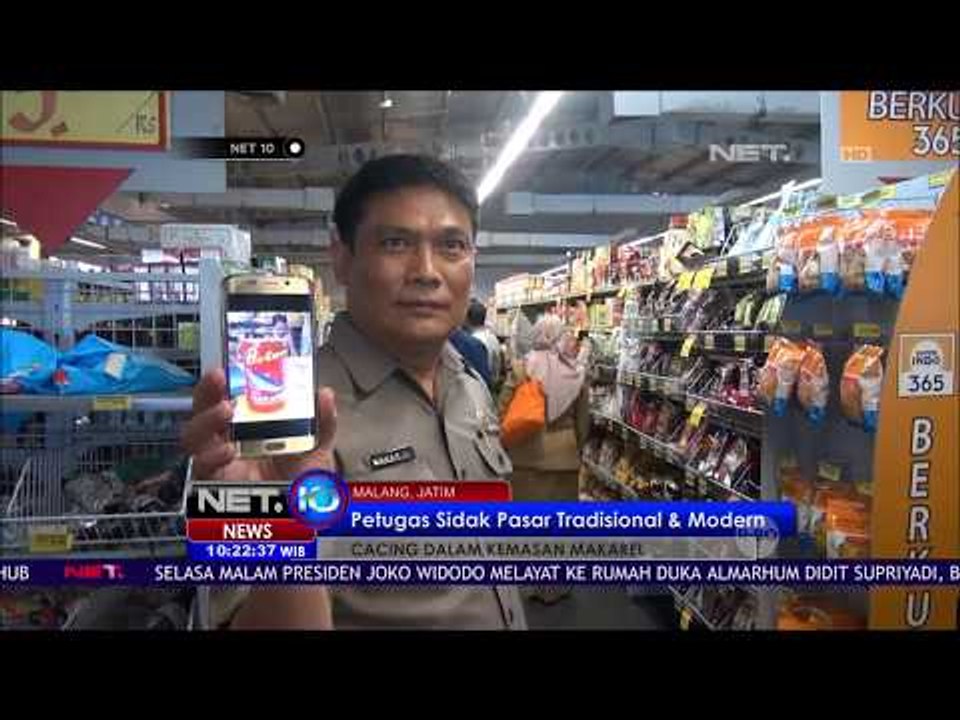 Petugas Sidak Pasar Tradisional & Modern-NET10