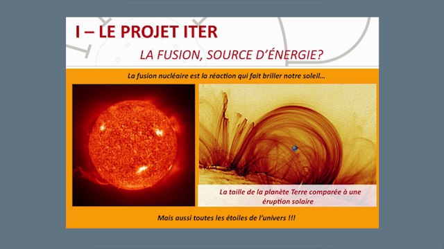 Conférence scientifique pour le challenge ITER Robots 2018 : intervention de Jean-Pierre Martins