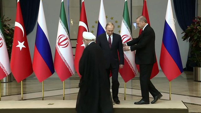 Türkiye-Rusya-İran Üçlü Zirvesi - Aile fotoğrafı - ANKARA