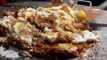 Indian Street Food - The BIGGEST Scrambled Egg Ever اكل هندى