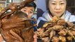 MEOGBANG BJ  COMPILATION-CHINESE FOOD-MUKBANG-Greasy Chinese Food-Beauty eat strange food-NO.113
