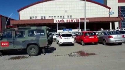 Iğdır’da çatışmada yaralanan asker Kars’a getirildi