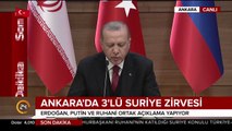 Cumhurbaşkanı Erdoğan Dünya'ya Suriye çağrısı 