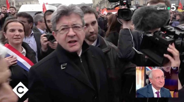 Jean-Luc Mélenchon insulte un manifestant d'alcoolique - ZAPPING ACTU DU 04/04/2018