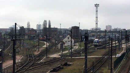 Y 8000 et Z 27500 ( ZGC ) - TER Lorraine et Fret - Gare de triage de Metz-Sablons