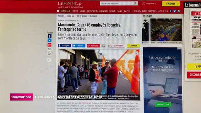 Innovations - Tiers lieux lieux du passé pour le futur