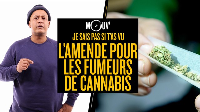 Je sais pas si t'as vu... L'amende pour les fumeurs de cannabis #JSPSTV