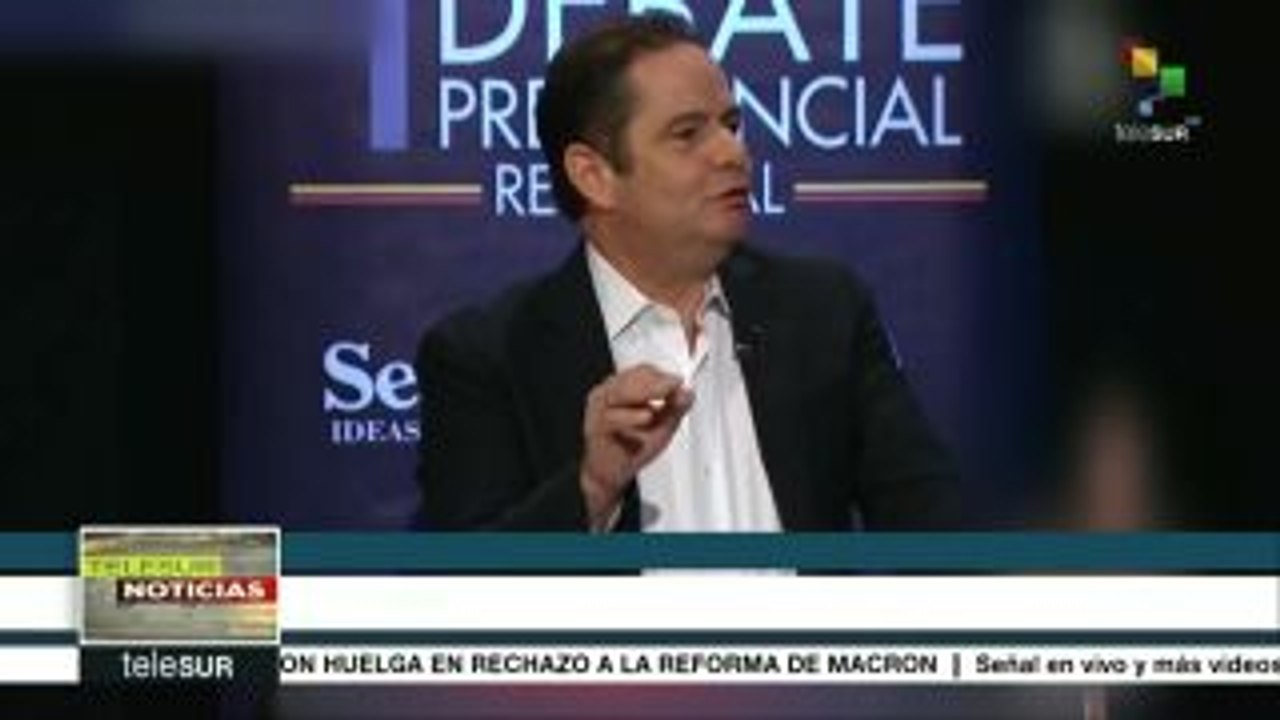 Realizan primer debate entre los candidatos presidenciales de Colombia