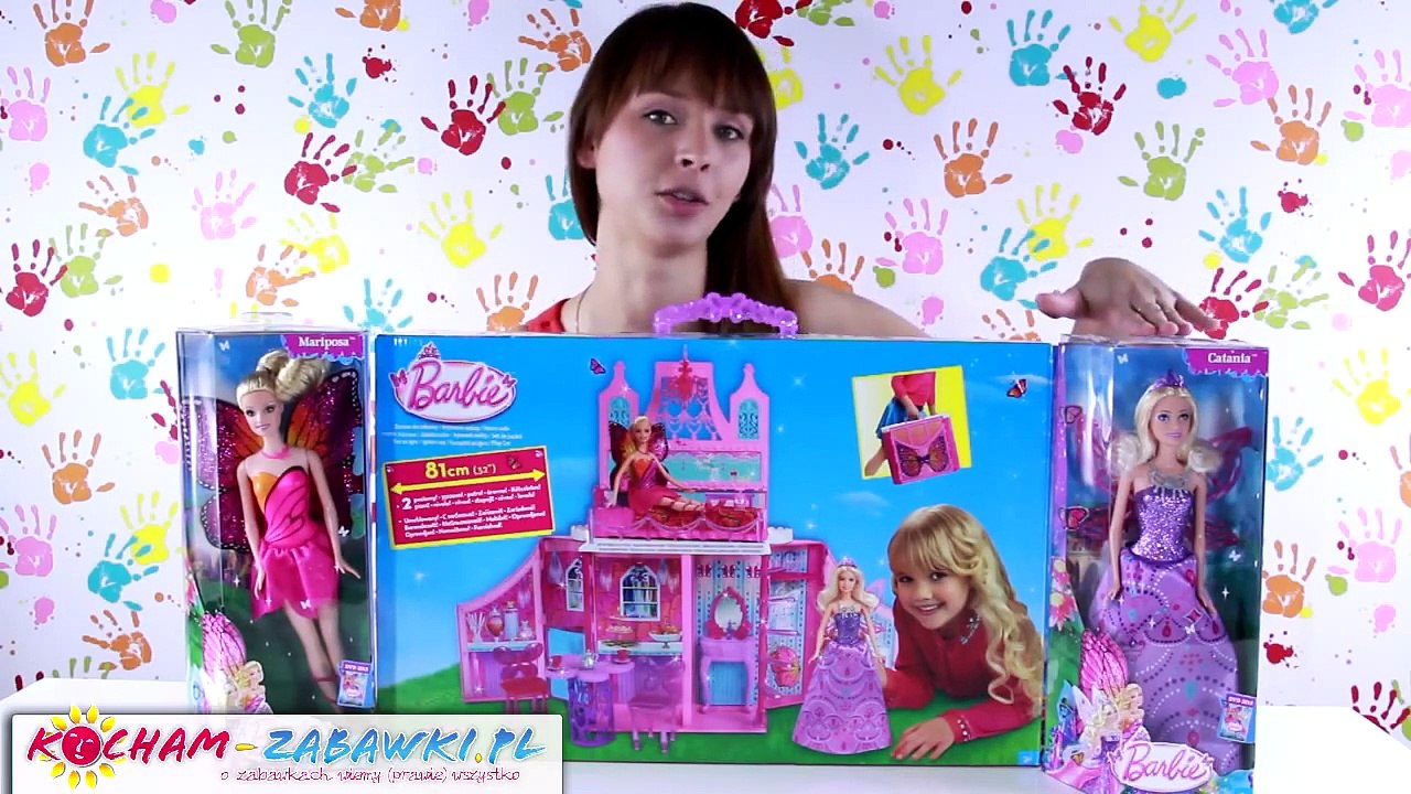 Bajeczny Domek Księżniczki - Barbie Mariposa i Baśniowa Księżniczka - Mattel - Y6855