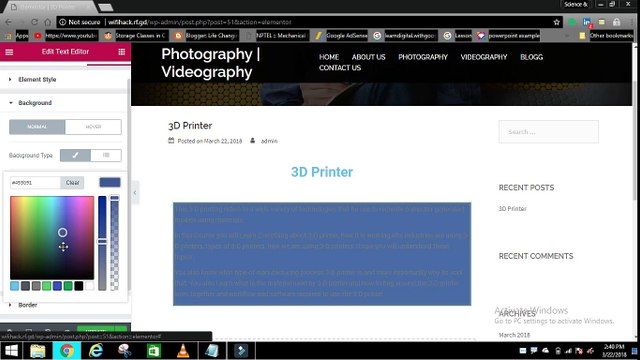 How to use elementer plugin in WordPress # WordPress Tutorial #7