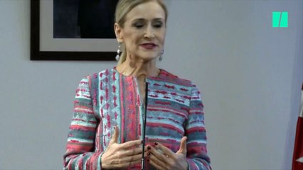 "He hecho tres o cuatro mudanzas" Cristina Cifuentes explica por qué no ha mostrado su trabajo