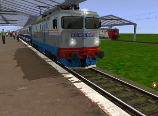 O mică plimbare din cabina locomotivei 124 cu trenul IR 1696-1