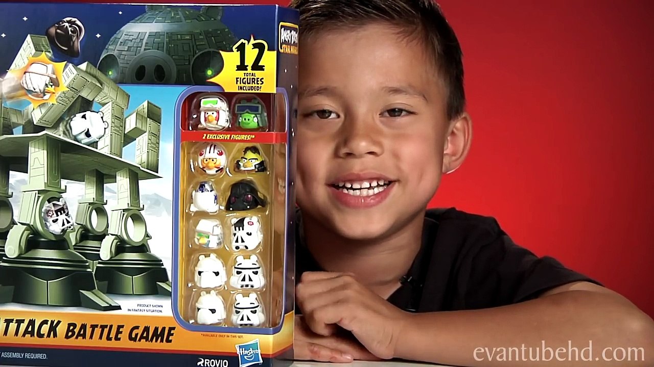 ANGRY BIRDS STAR WARS TOYS! AT-AT Attack Battle Game + BONUS: Vintage AT-AT Review