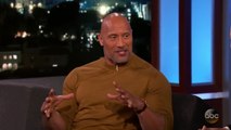 Dwayne Johnson Wants Jimmy Kimmel to Deliver His Baby