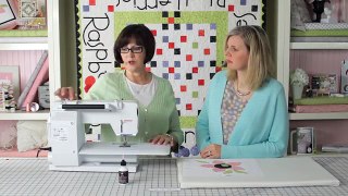 How to Machine Stitch Applique by Jill Finley of Jillily Studio - Fat Quarter Shop