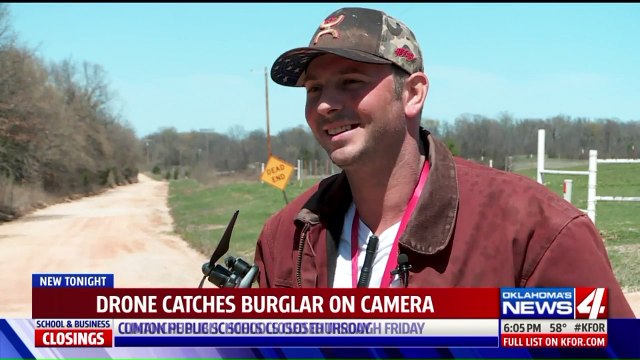 Skeptical Neighbor Catches Suspected Thief on Drone Camera