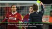 Klopp frustrated by Henderson suspension