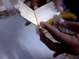 DIY_ How to make dining table and chair using ice cream sticks- panda team meeti
