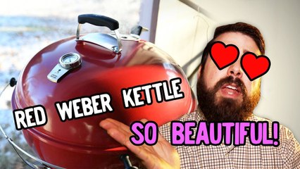 EJ Reviews: Weber Kettle Limited Edition Red (Slow 'N Sear Lump Experiment)