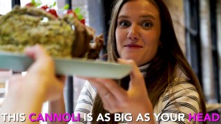 This cannoli is as big as your head