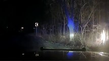 Dashcam video shows deputy pull suspected drunk driver from burning vehicle