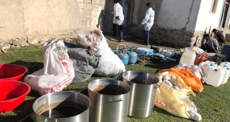 Polise Büyük Şok! Köye Eroin İmalathanesi Kurmuşlar