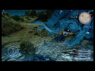 FINAL FANTASY XV Timed quest Dreaded Behemoth Lvl 140