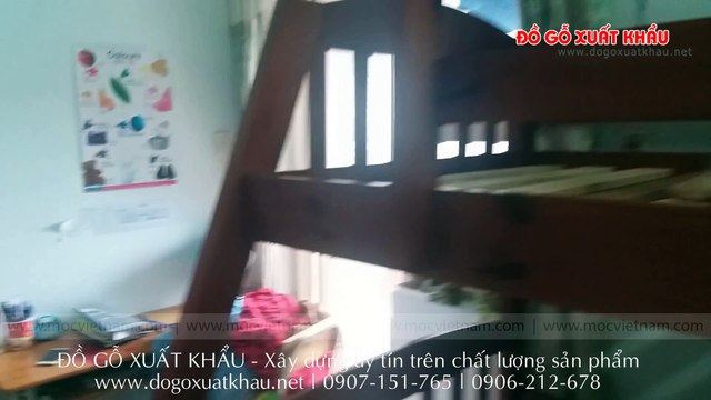 Cung cấp Giường tầng trẻ em tại quận 11 TP HCM - video clip thực tế tại nhà khách hàng