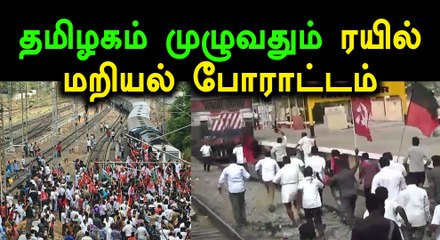 தமிழகம் முழுவதும் போராட்டங்கள்- பல்லாயிரக்கணக்கானோர் கைது