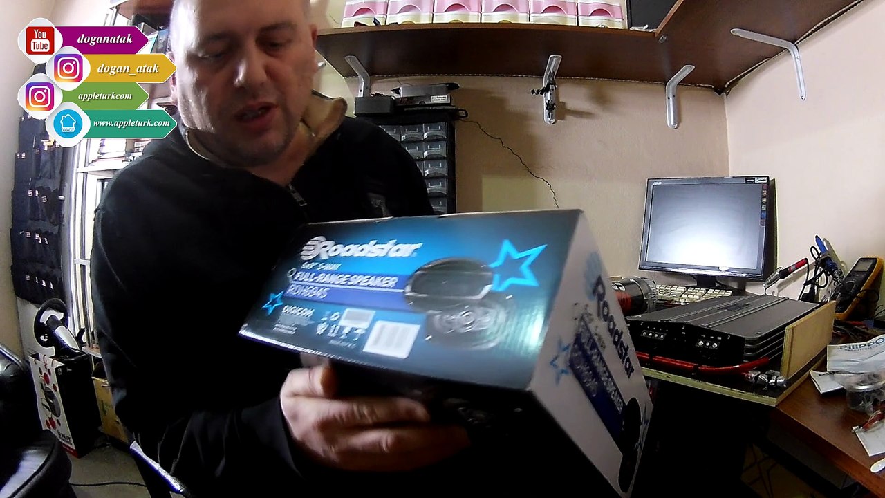 Roadstar rdh-694S ve Pilippo PO-105 250 Watt Neodymium Tweeter Kutu Açılımı