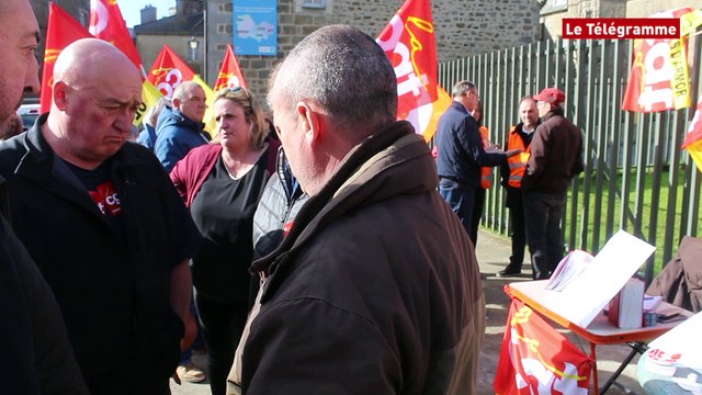 Saint-Brieuc. Sans locaux, les agents de la Direccte manifestent