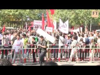 Anti-Japan protests spread across China