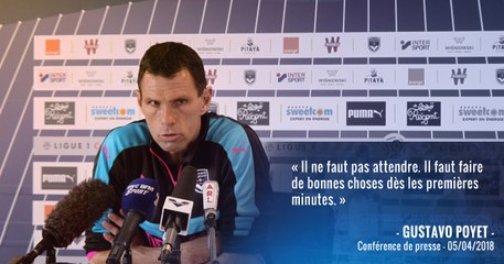 Les mots de Gustavo Poyet avant la réception de Lille