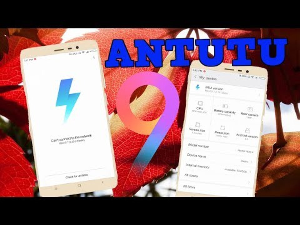 ANTUTU BENCHMARK MIUI 9 V7.8.28 - XIAOMI REDMI NOTE 4 MTK