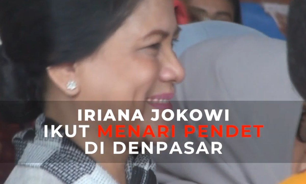 Kunjungi Denpasar, Iriana Jokowi Ikut Menari Pe...