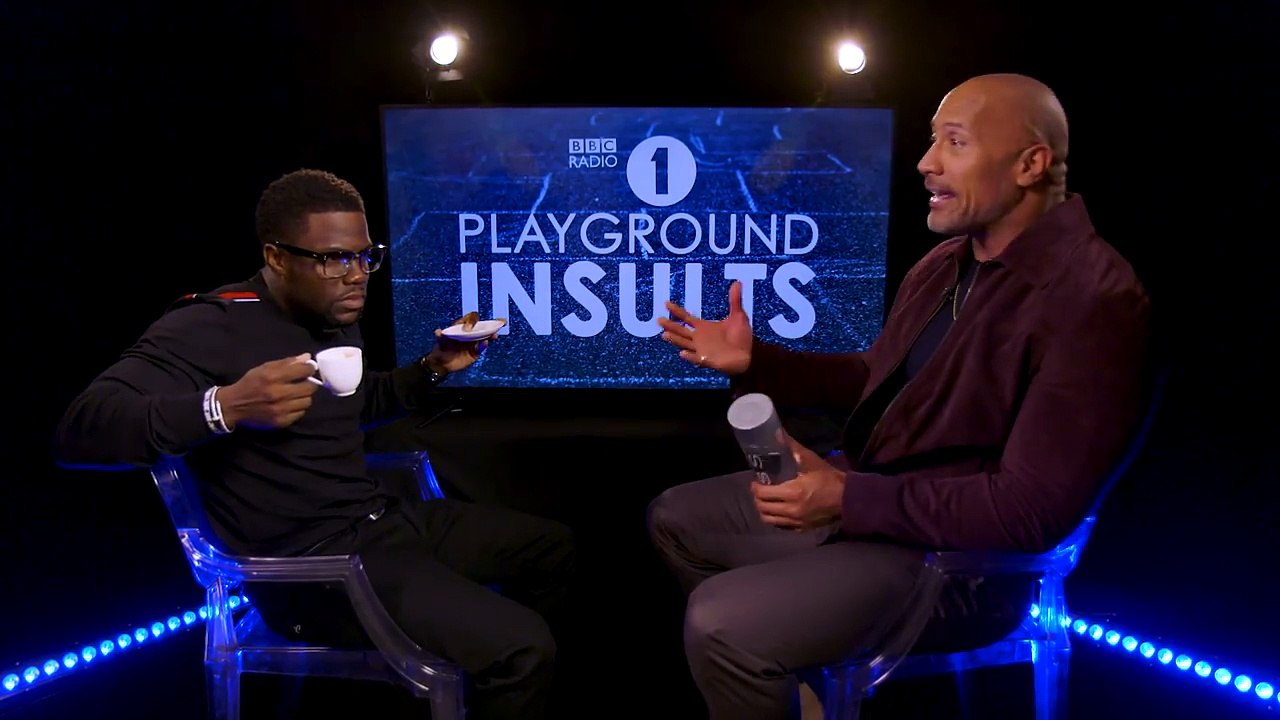 Dwayne Johnson and Kevin Hart Insult Each Other - CONTAINS STRONG LANGUAGE!