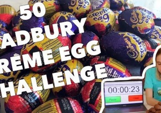 Extreme Eater Consumes 38 Cadbury Creme Eggs