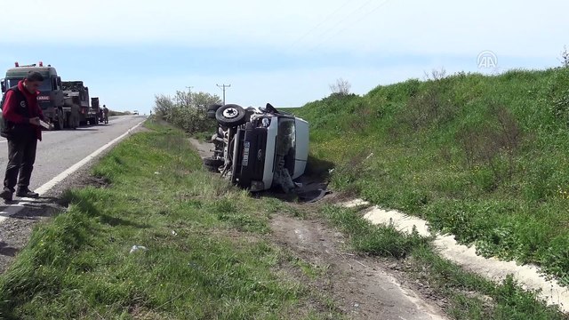 Malkara'da trafik kazası: 1 yaralı - TEKİRDAĞ