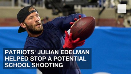 Patriots' Julian Edelman Helped Stop a Potential School Shooting