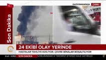 Hastane alev alev yanıyor