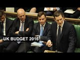 Budget: The main points | UK Budget 2016