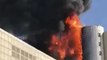 Ball of Flames Engulfs Side of Turkish Hospital