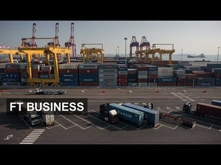 China's ports suffer from world trade dip