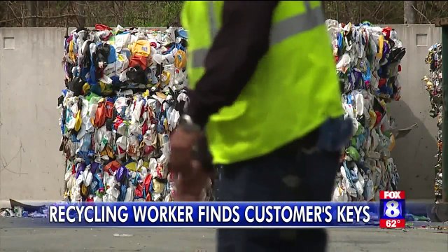 Recycling Plant Employee Reunites Woman with Her Lost Keys