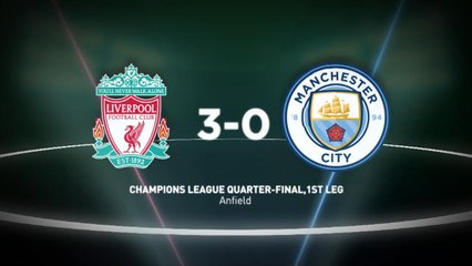 Liverpool 3-0 Manchester City in words and numbers